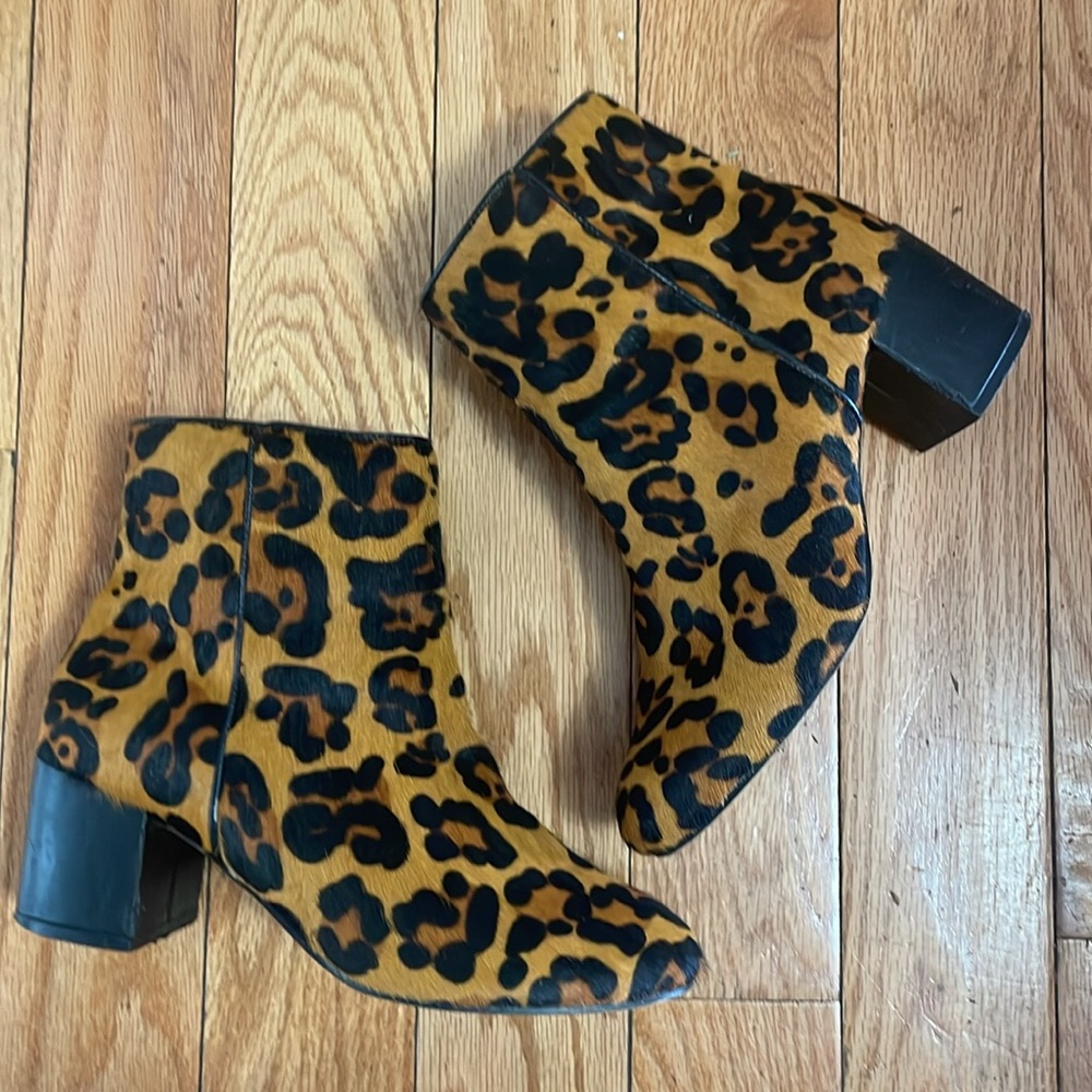 Urban Outfitters leopard print bootie